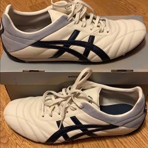 ASICS Budokan shoes - cream/navy/grey - size 12
